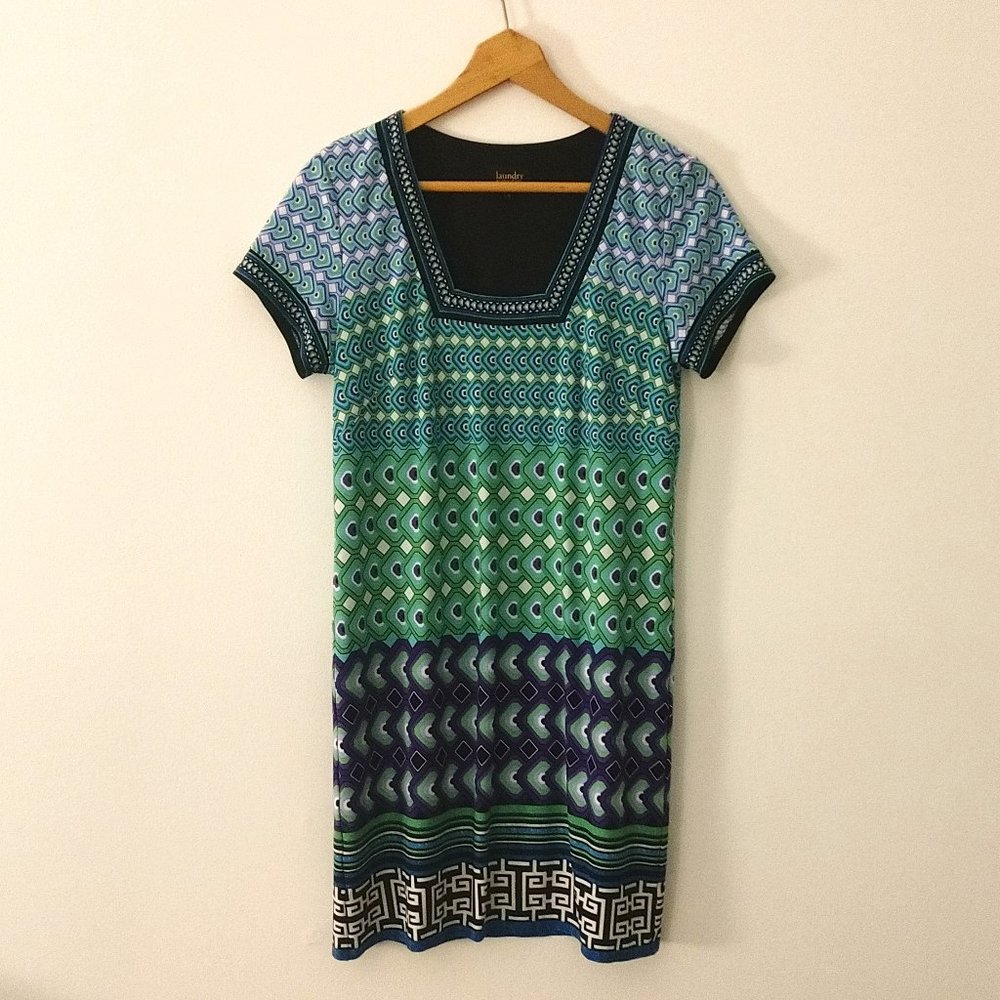 Laundry by Shelli Segal Geometric Dress